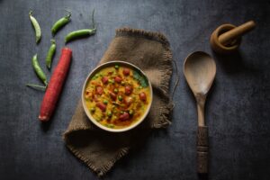 Indian food dal tadka